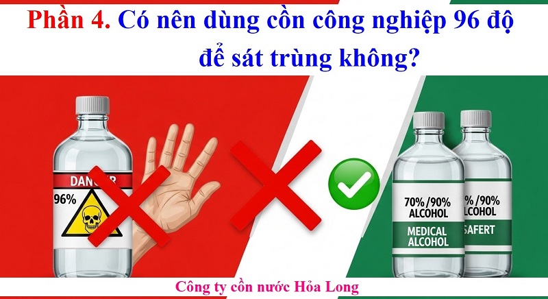 Cồn Công Nghiệp 96 Độ: Đặc Điểm, Ứng Dụng Và Lưu Ý Quan Trọng Khi Sử Dụng